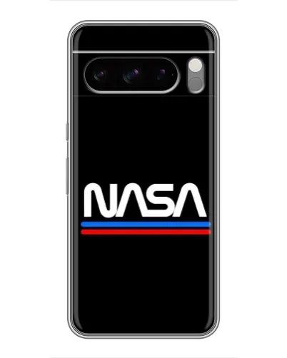 Чехол для Google Pixel 8 Pro с картинкой «NASA — классика Red Blue»