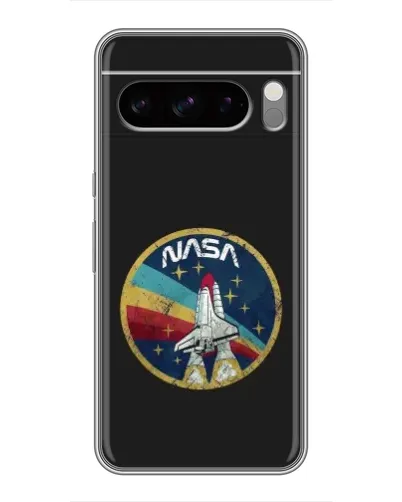 Чехол для Google Pixel 8 Pro с картинкой «NASA — эмблема миссии»