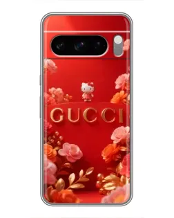 Чехол для Google Pixel 8 Pro с картинкой «Gucci — золотой сад»