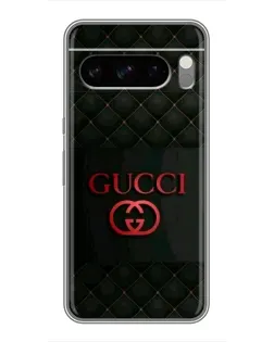 Чехол для Google Pixel 8 Pro с картинкой «Gucci — стеганый черный»
