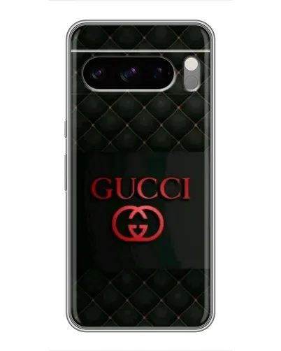 Чехол для Google Pixel 8 Pro с картинкой «Gucci — стеганый черный»