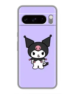 Чехол для Google Pixel 8 Pro с картинкой «Kuromi — нежный фиолетовый»