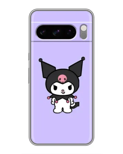 Чехол для Google Pixel 8 Pro с картинкой «Kuromi — нежный фиолетовый»