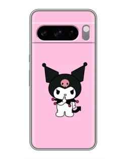 Чехол для Google Pixel 8 Pro с картинкой «Kuromi — розовая нежность»