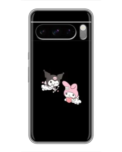 Чехол для Google Pixel 8 Pro с картинкой «My Melody и Kuromi»