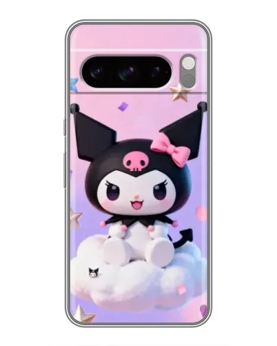 Чехол для Google Pixel 8 Pro с картинкой «Рок-звезда Kuromi»