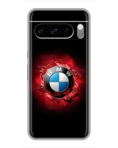 Чехол для Google Pixel 8 Pro с картинкой «Логотип BMW — вспышка»