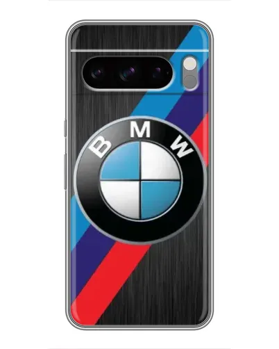 Чехол для Google Pixel 8 Pro с картинкой «BMW M-stripes стиль»