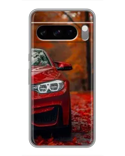 Чехол для Google Pixel 8 Pro с картинкой «Осенняя BMW M4»