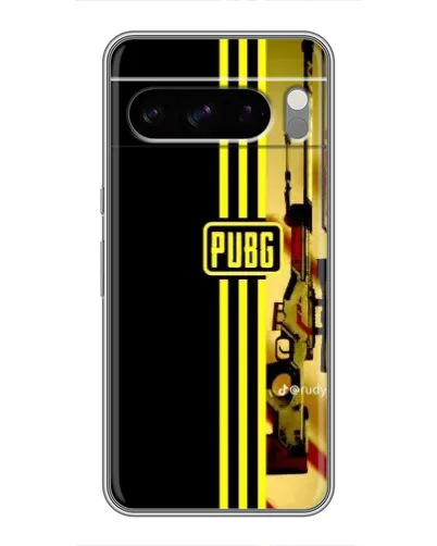 Чехол для Google Pixel 8 Pro с картинкой «PUBG — камуфляжный шлем»