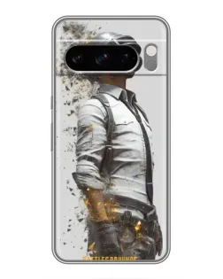 Чехол для Google Pixel 8 Pro с картинкой «PUBG — боец в пыли»