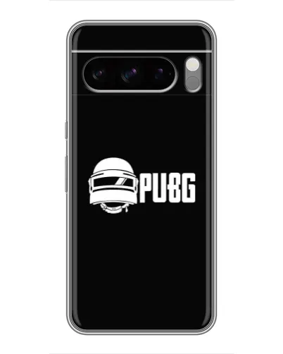 Чехол для Google Pixel 8 Pro с картинкой «PUBG — классический лого»