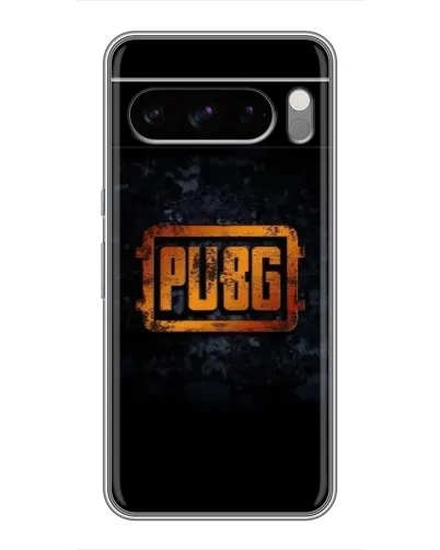Чехол для Google Pixel 8 Pro с картинкой «PUBG — золотой логотип»