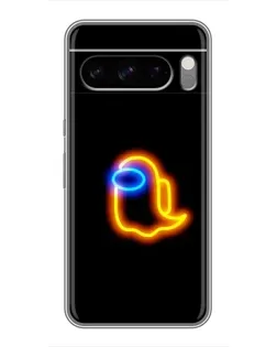 Чехол для Google Pixel 8 Pro с картинкой «Among Us неоновое сияние»