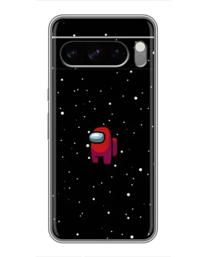Чехол для Google Pixel 8 Pro с картинкой «Красный Among Us»