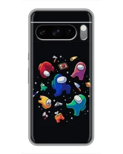 Чехол для Google Pixel 8 Pro с картинкой «Among Us космос»