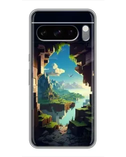 Чехол для Google Pixel 8 Pro с картинкой «Вид из пещеры»