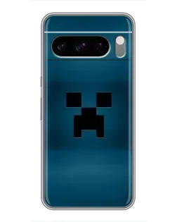 Чехол для Google Pixel 8 Pro с картинкой «Крипер текстура»