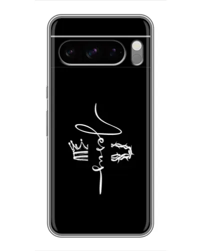 Чехол для Google Pixel 8 Pro с картинкой «Король Славы Jesus»