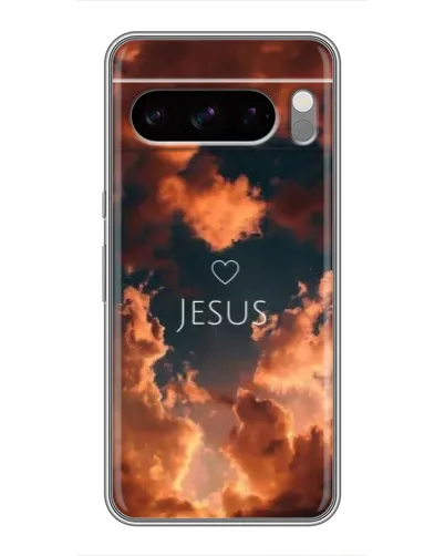 Чехол для Google Pixel 8 Pro с картинкой «Сияние Имени Jesus»