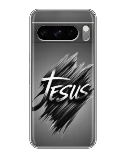 Чехол для Google Pixel 8 Pro с картинкой «Надпись Jesus Graffiti»