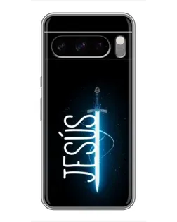 Чехол для Google Pixel 8 Pro с картинкой «Меч Духа Jesus»