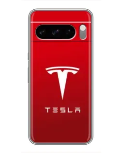 Чехол для Google Pixel 8 Pro с картинкой «Tesla Red Classic»