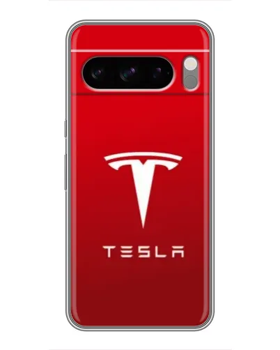 Чехол для Google Pixel 8 Pro с картинкой «Tesla Red Classic»