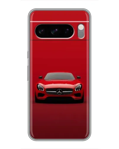 Чехол для Google Pixel 8 Pro с картинкой «Красный Mercedes AMG»