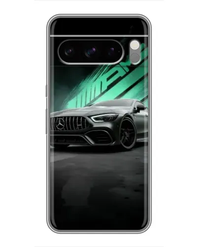 Чехол для Google Pixel 8 Pro с картинкой «Темный Mercedes AMG»