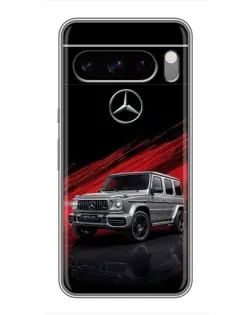 Чехол для Google Pixel 8 Pro с картинкой «Mercedes G-Class красный»