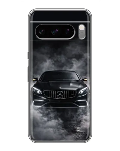 Чехол для Google Pixel 8 Pro с картинкой «Mercedes в дыму»