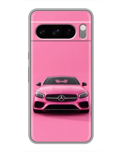 Чехол для Google Pixel 8 Pro с картинкой «Розовый Mercedes AMG»