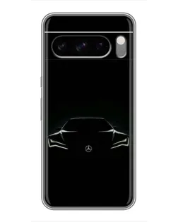 Чохол для Google Pixel 8 Pro з картинкою «Mercedes — силует авто»
