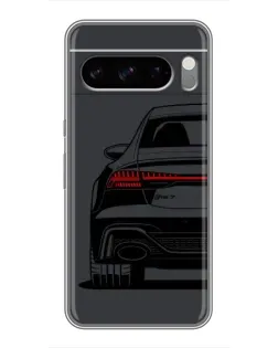 Чехол для Google Pixel 8 Pro с картинкой «Задняя часть Audi — арт»