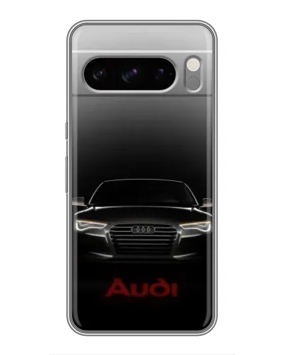Чехол для Google Pixel 8 Pro с картинкой «Audi — градиентный контур»