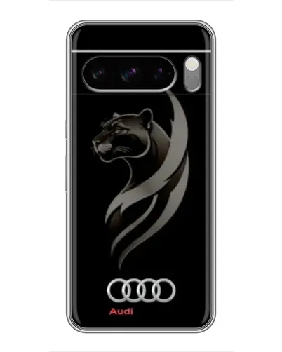 Чехол для Google Pixel 8 Pro с картинкой «Графика — пантера и Audi»