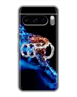 Чехол для Google Pixel 8 Pro с картинкой «Энергия лого Audi»