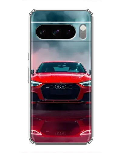 Чехол для Google Pixel 8 Pro с картинкой «Audi RS — красный стиль»