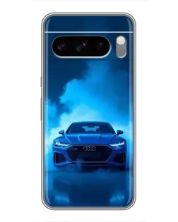 Чехол для Google Pixel 8 Pro с картинкой «Audi — голубая энергия»