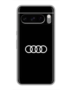 Чехол для Google Pixel 8 Pro с картинкой «Audi White Logo»
