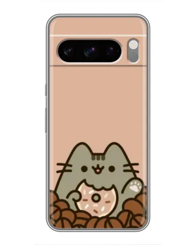 Чехол для Google Pixel 8 Pro с картинкой «Кофейный Пушин»
