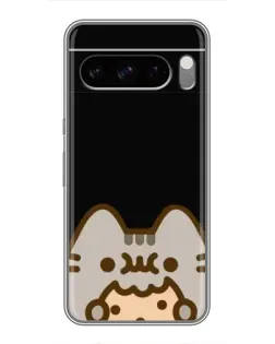 Чехол для Google Pixel 8 Pro с картинкой «Пушин на черном»