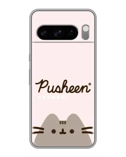Чехол для Google Pixel 8 Pro с картинкой «Pusheen логотип»