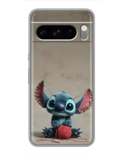 Чохол для Google Pixel 8 Pro з картинкою «Стіч на чоричневому фоні»