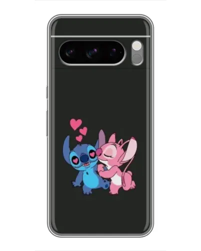 Чохол для Google Pixel 8 Pro з картинкою «Анжел цілує Стіча»