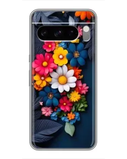 Чехол для Google Pixel 8 Pro с картинкой «Цветочная феерия»