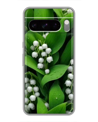 Чехол для Google Pixel 8 Pro с картинкой «Ландыши в зелени»