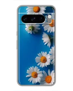 Чехол для Google Pixel 8 Pro с картинкой «Белоснежные маргаритки»