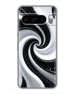 Чехол для Google Pixel 8 Pro с картинкой «Черно-белая спираль»